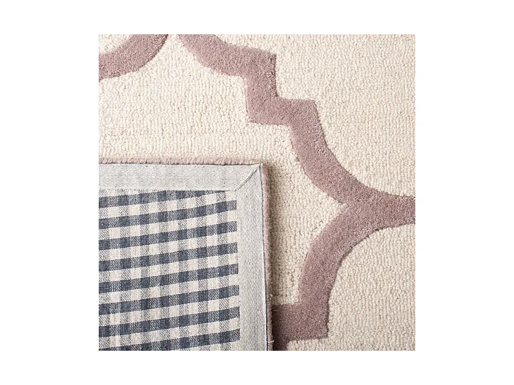 Tapis Neutre/Blanc 61 X 91 cm - Lenora