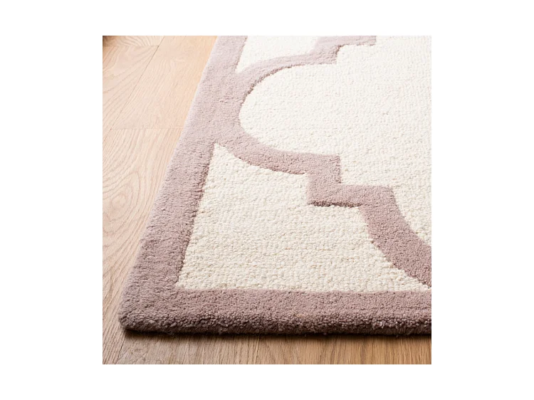 Tapis Neutre/Blanc 61 X 91 cm - Lenora