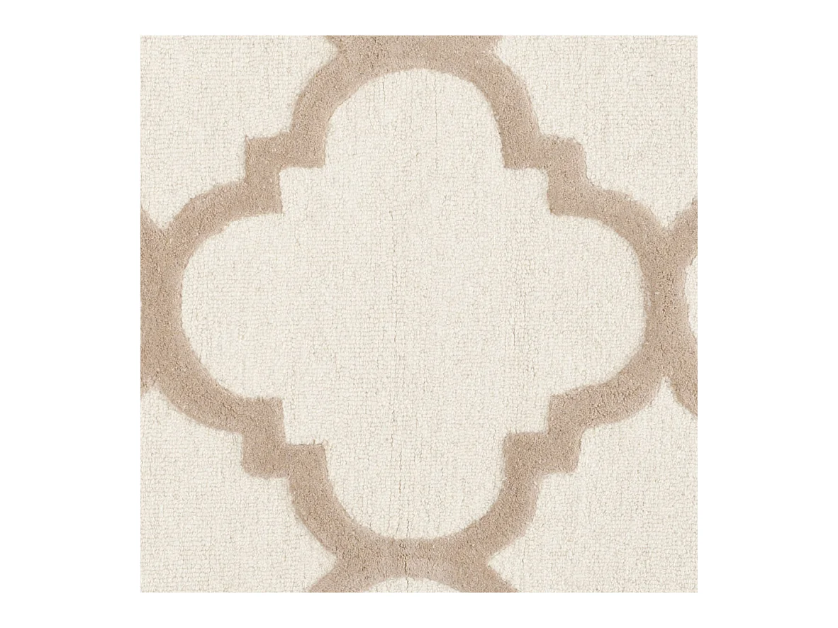 Tapis Neutre/Blanc 61 X 91 cm - Lenora