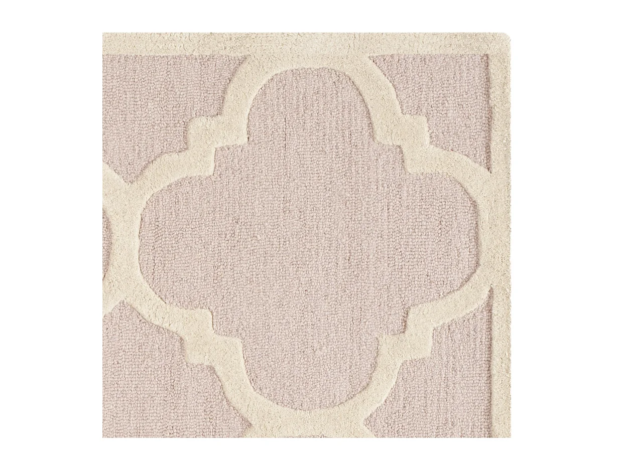 Tapis Neutre/Blanc 61 X 91 cm - Lenora