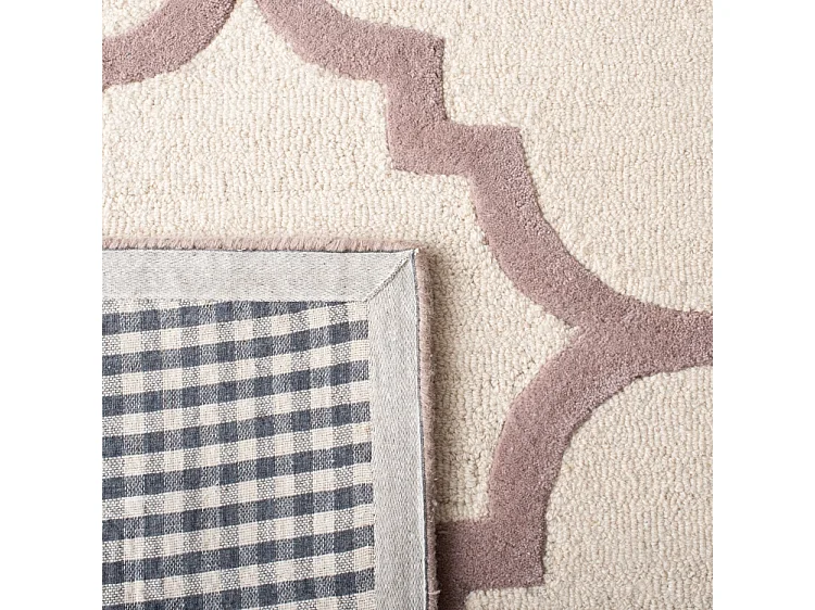 Tapis Neutre/Blanc 61 X 91 cm - Lenora