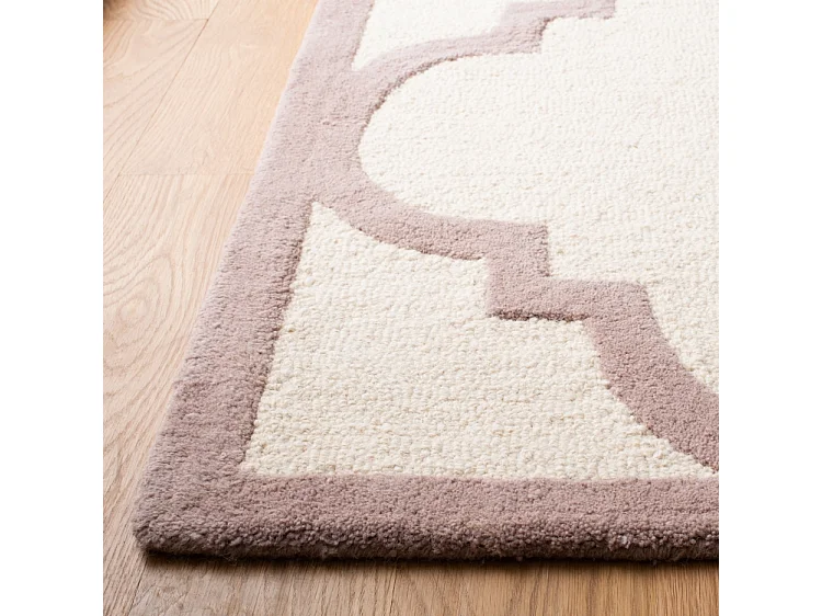 Tapis Neutre/Blanc 61 X 91 cm - Lenora