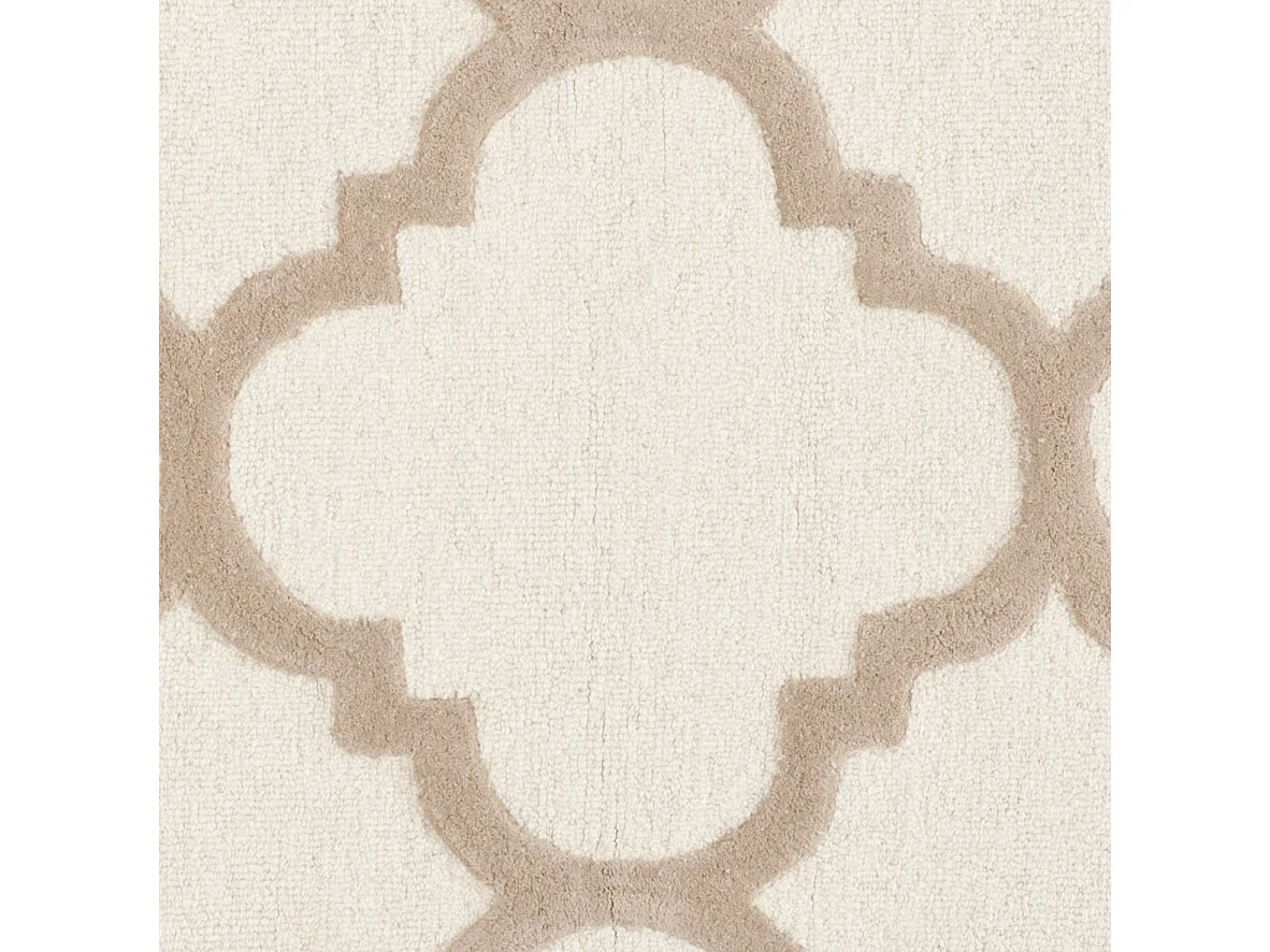 Tapis Neutre/Blanc 61 X 91 cm - Lenora
