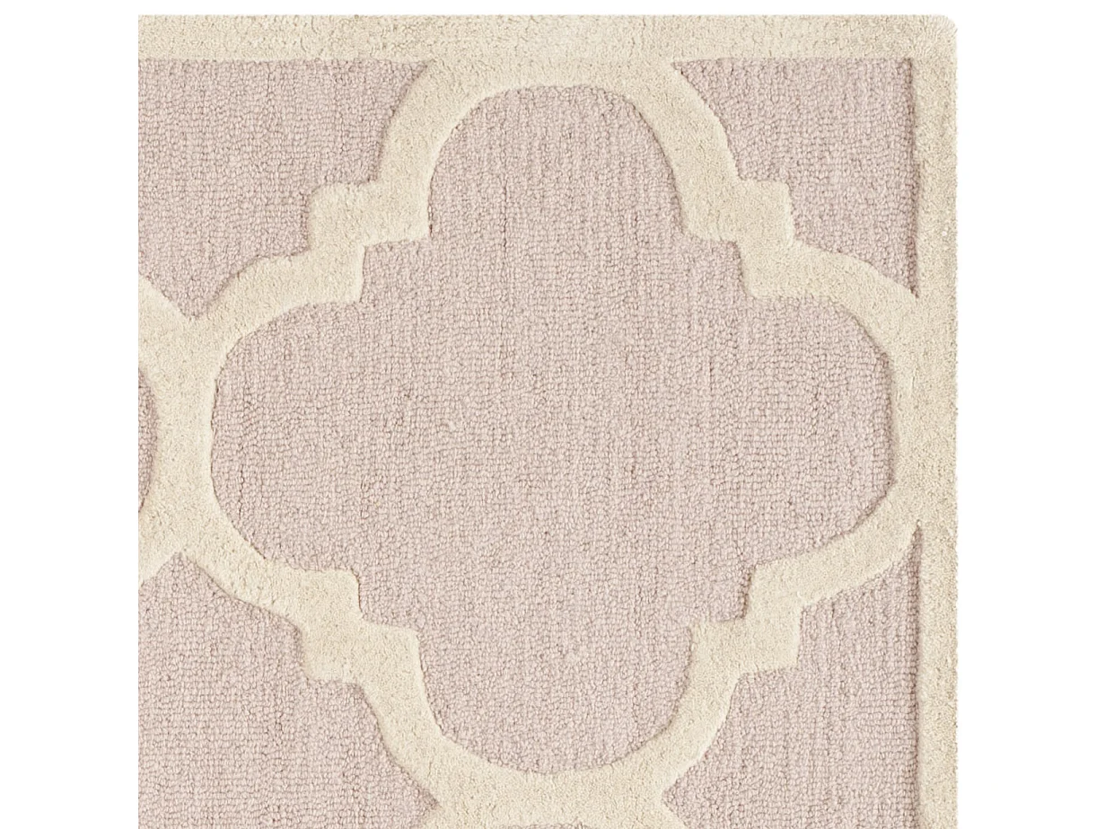 Tapis Neutre/Blanc 61 X 91 cm - Lenora