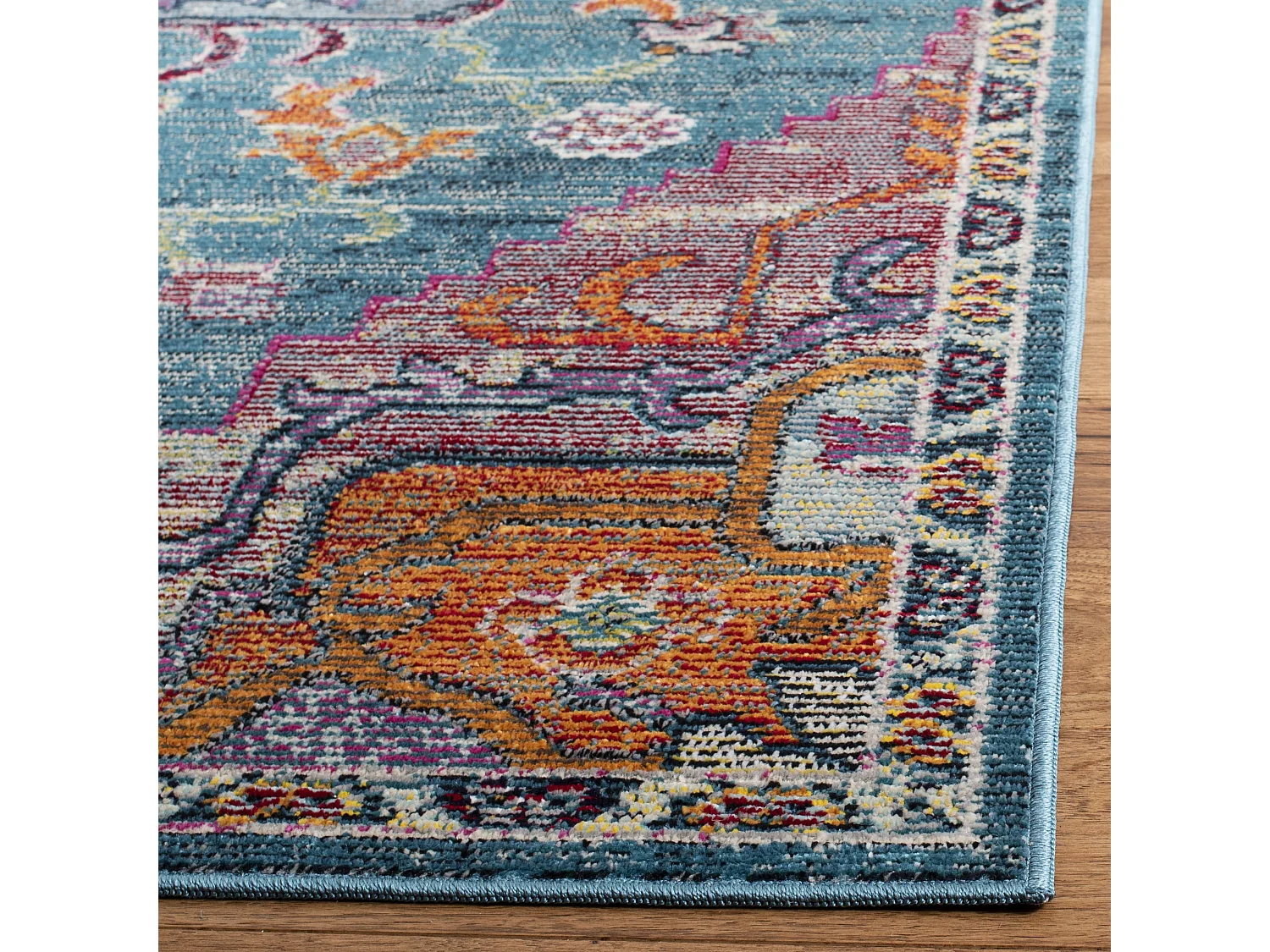 Tapis Bleu/Rose 66 X 213 cm - Desi