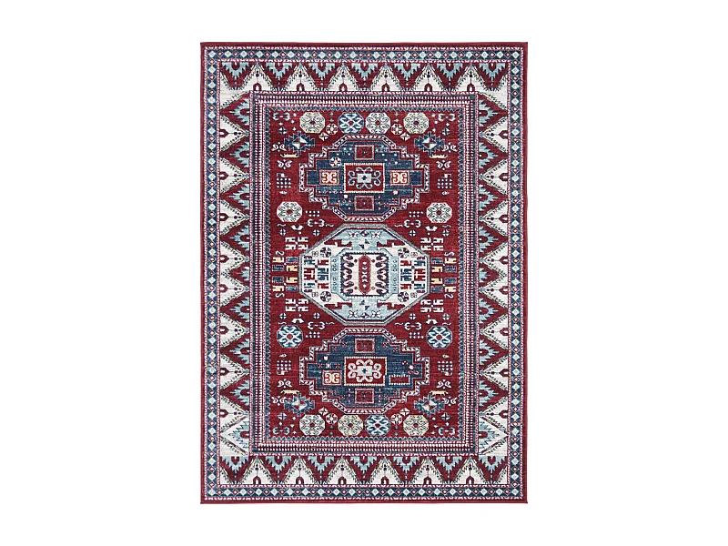 Tapis Rouge/Bleu 160 X 229 cm - Kara