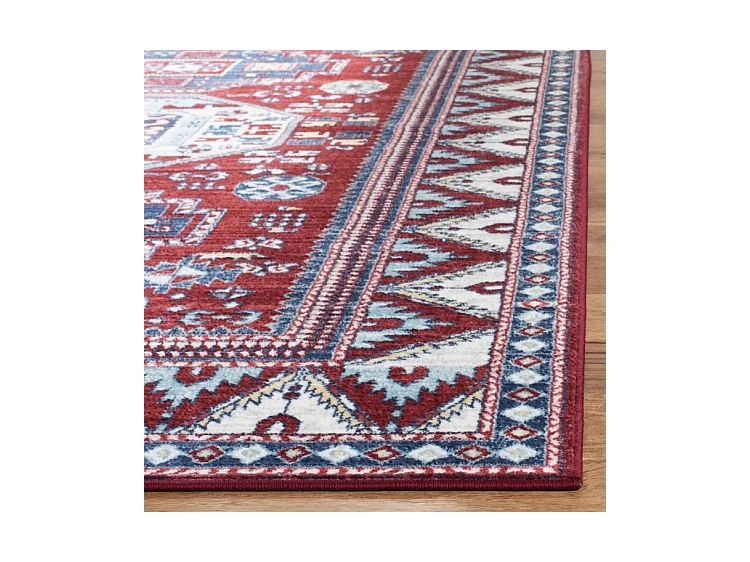 Tapis Rouge/Bleu 160 X 229 cm - Kara