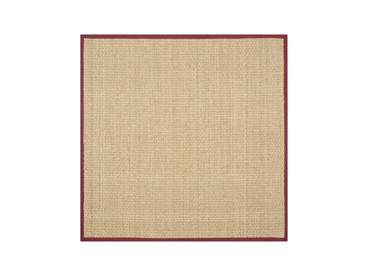 Tapis Beige/Rouge 183 X 183 cm - Roselyn