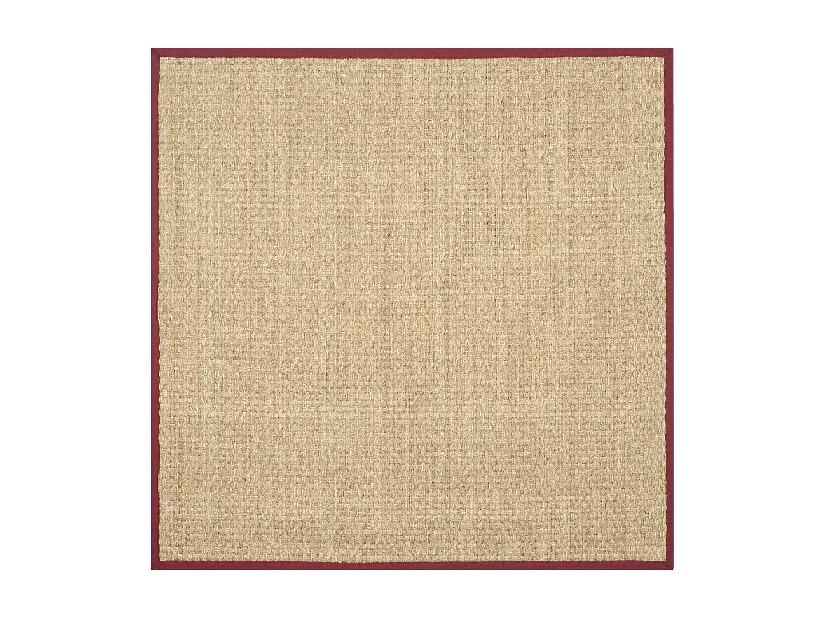 Tapis Beige/Rouge 183 X 183 cm - Roselyn