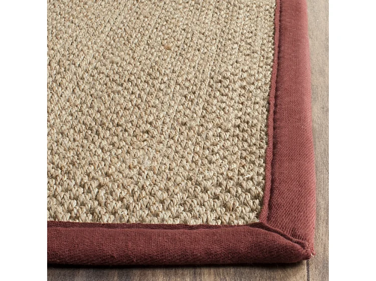 Tapis Beige/Rouge 183 X 183 cm - Roselyn