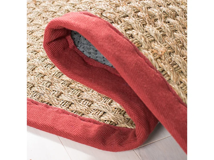 Tapis Beige/Rouge 183 X 183 cm - Roselyn