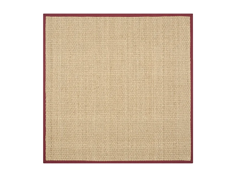 Tapis Beige/Rouge 183 X 183 cm - Roselyn