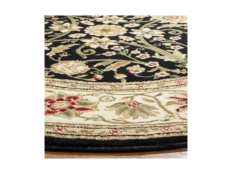 Tapis Noir/Ivoire 122 X 122 cm - Fiorina