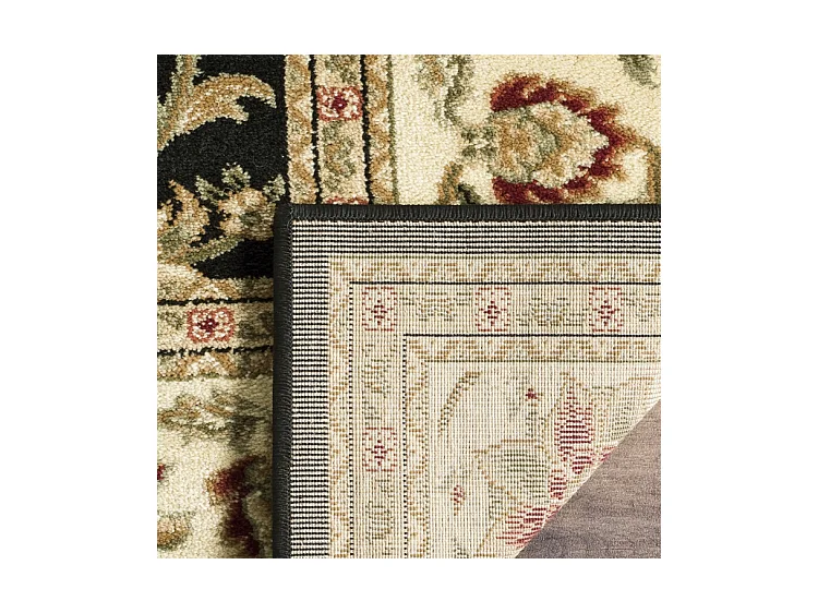 Tapis Noir/Ivoire 122 X 122 cm - Fiorina