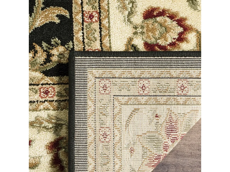 Tapis Noir/Ivoire 122 X 122 cm - Fiorina