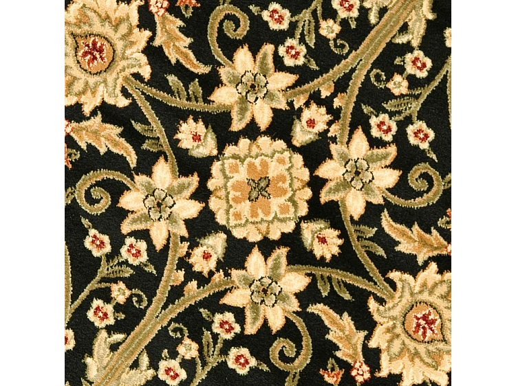 Tapis Noir/Ivoire 122 X 122 cm - Fiorina