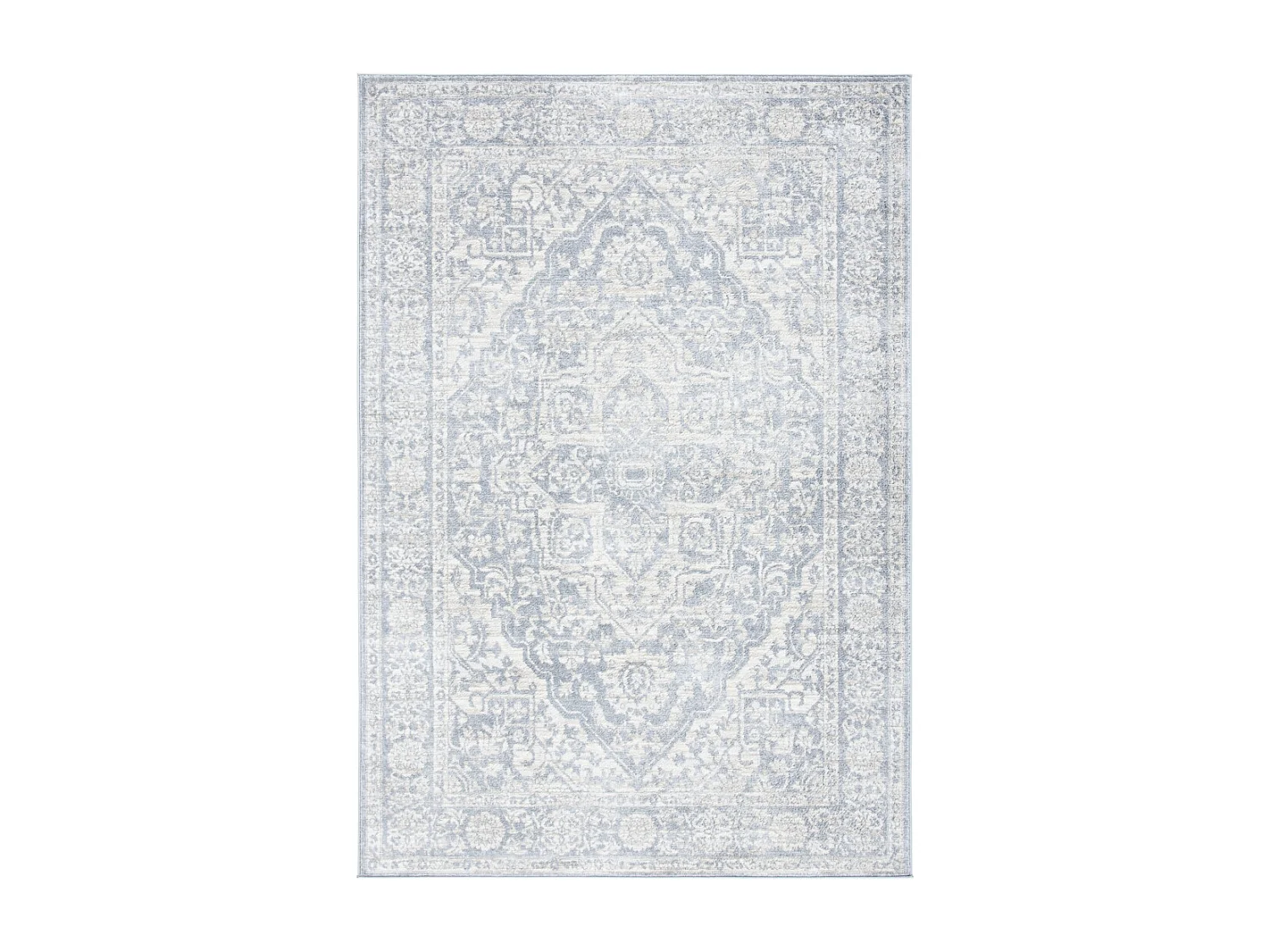 Tapis Gris clair/Ivoire 160 X 229 cm - Melany