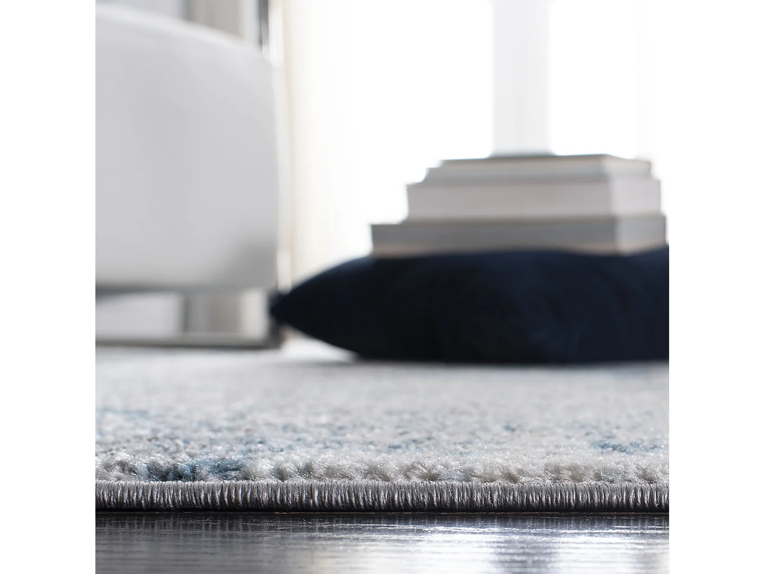 Tapis Neutre/Bleu 91 X 152 cm - Jada