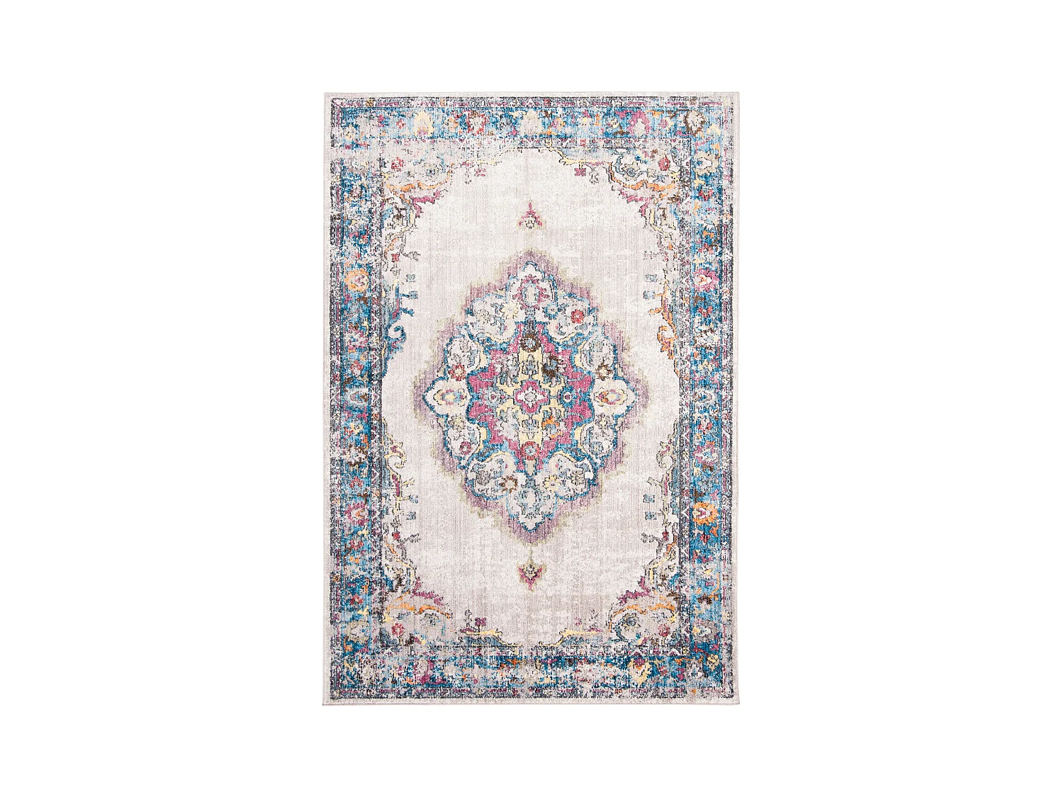 Tapis Gris/Bleu 155 X 229 cm - Malani