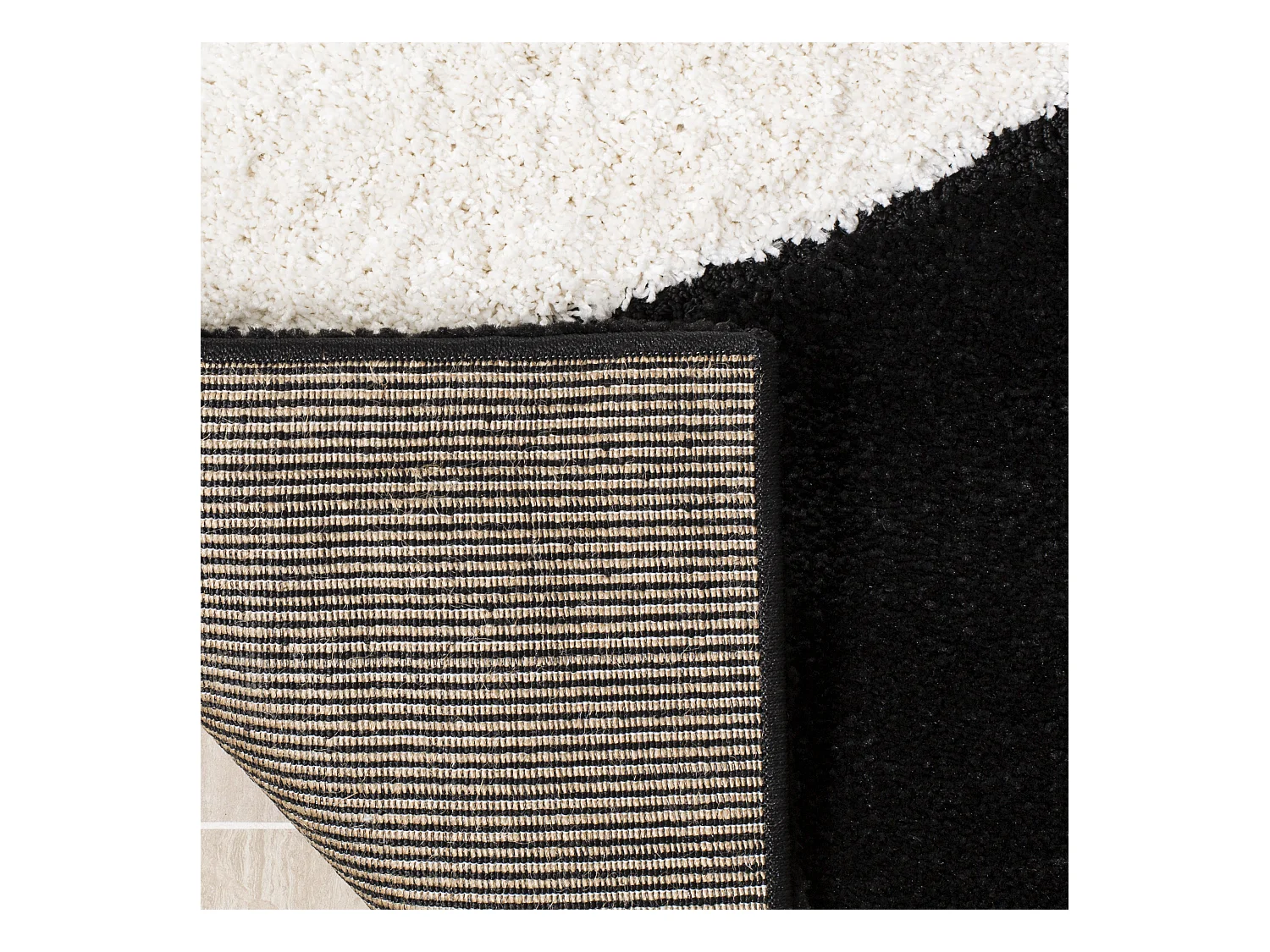 Tapis Noir/Neutre 160 X 229 cm - Vero