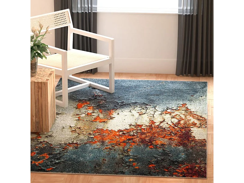 Tapis Bleu 79 X 152 cm - Stephaine