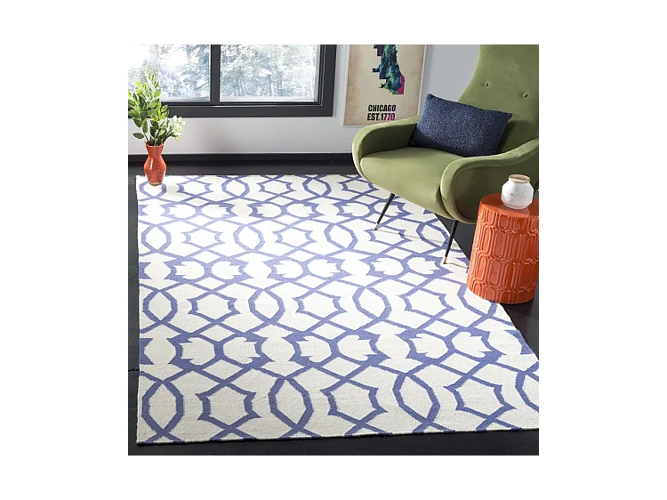 Tapis Neutre/Violet 122 X 183 cm - Margo