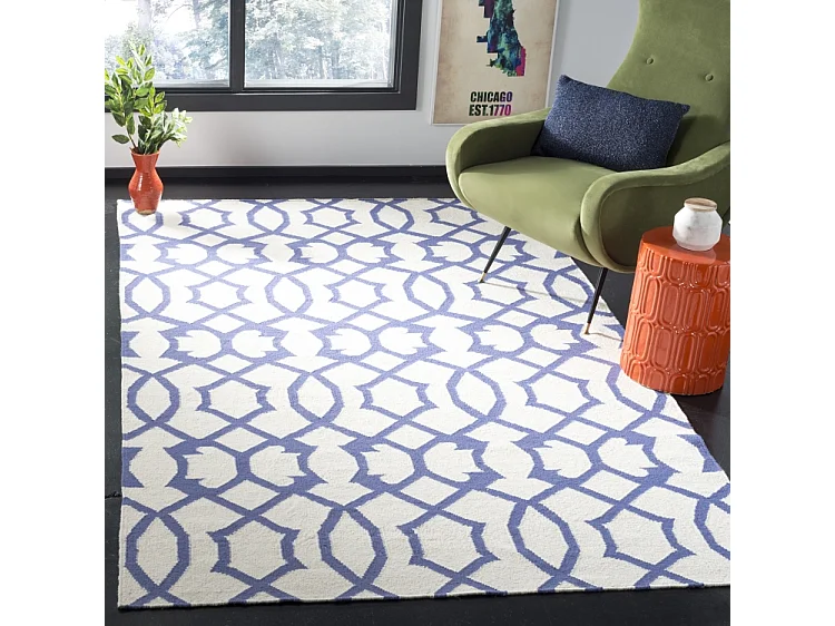 Tapis Neutre/Violet 122 X 183 cm - Margo