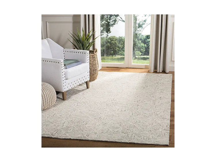 Tapis Ivoire/Bleu clair 152 X 244 cm - Delyth