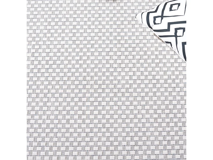 Tapis Ivoire/Marine 79 X 152 cm - Aeliana