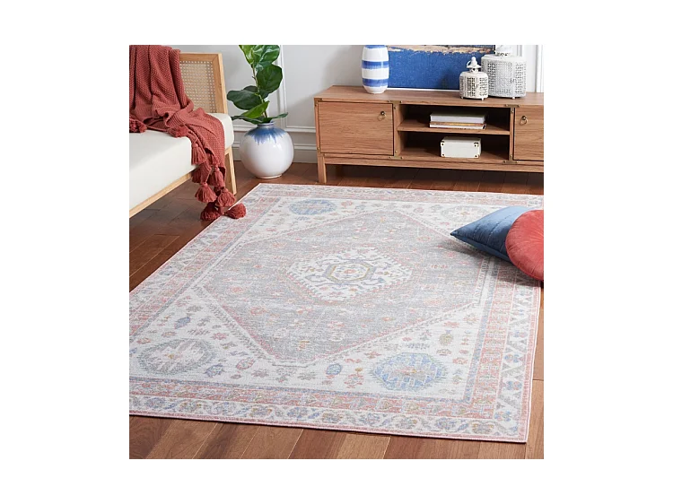 Tapis Ivoire/Bleu 201 X 274 cm - Clementina