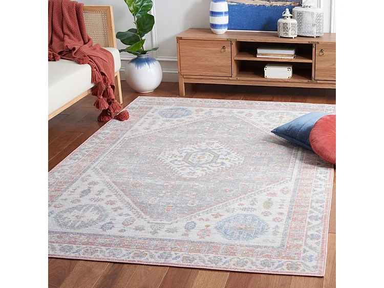 Tapis Ivoire/Bleu 201 X 274 cm - Clementina