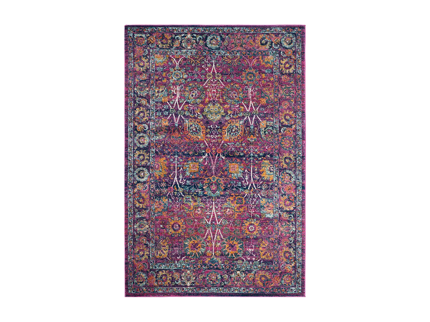 Tapis Rose/Multicolore 155 X 229 cm - Galena