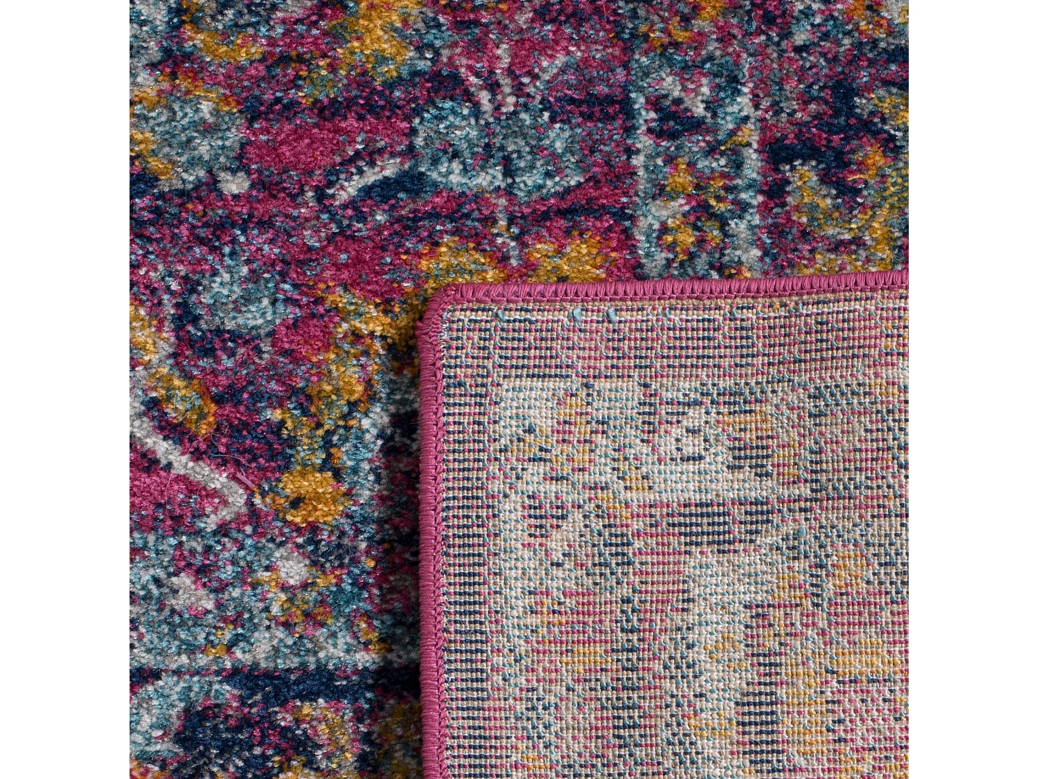 Tapis Rose/Multicolore 155 X 229 cm - Galena