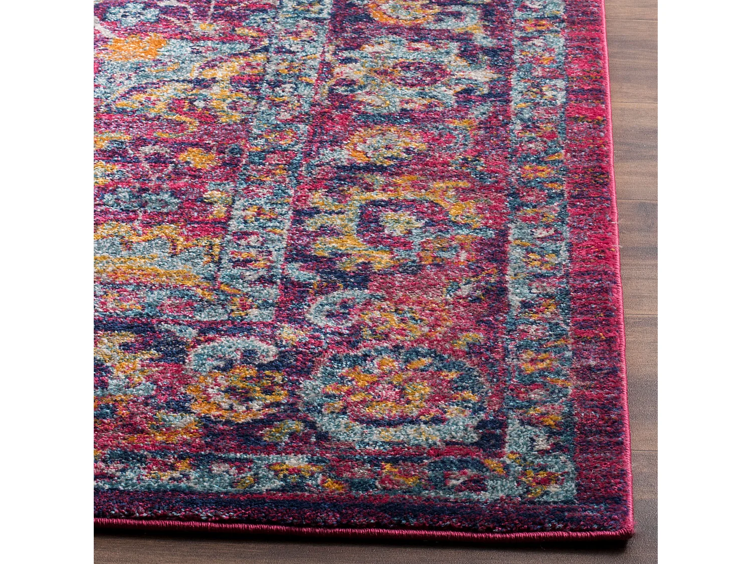 Tapis Rose/Multicolore 155 X 229 cm - Galena