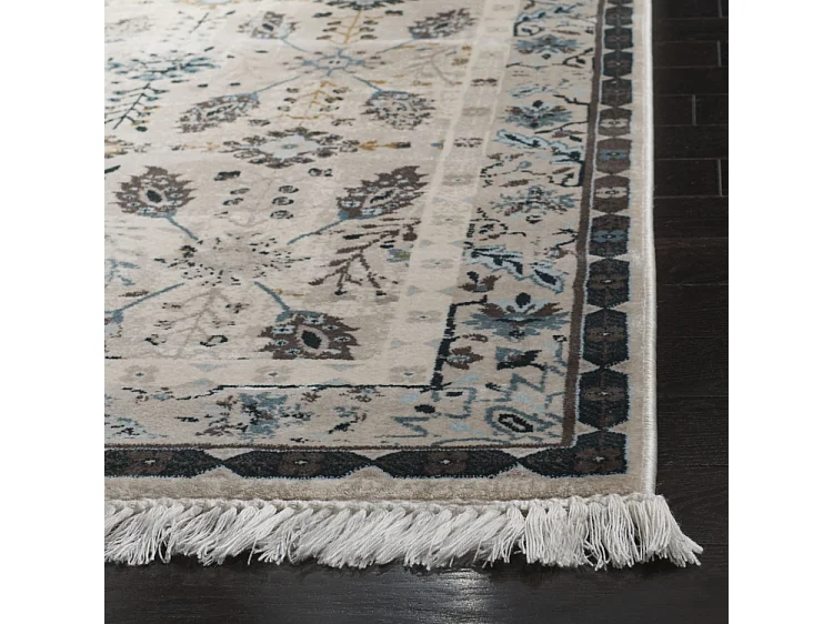 Tapis Crème/Turquoise 155 x 229 cm - Kaden
