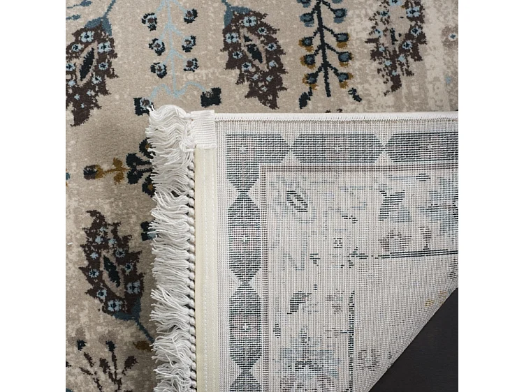 Tapis Crème/Turquoise 155 x 229 cm - Kaden