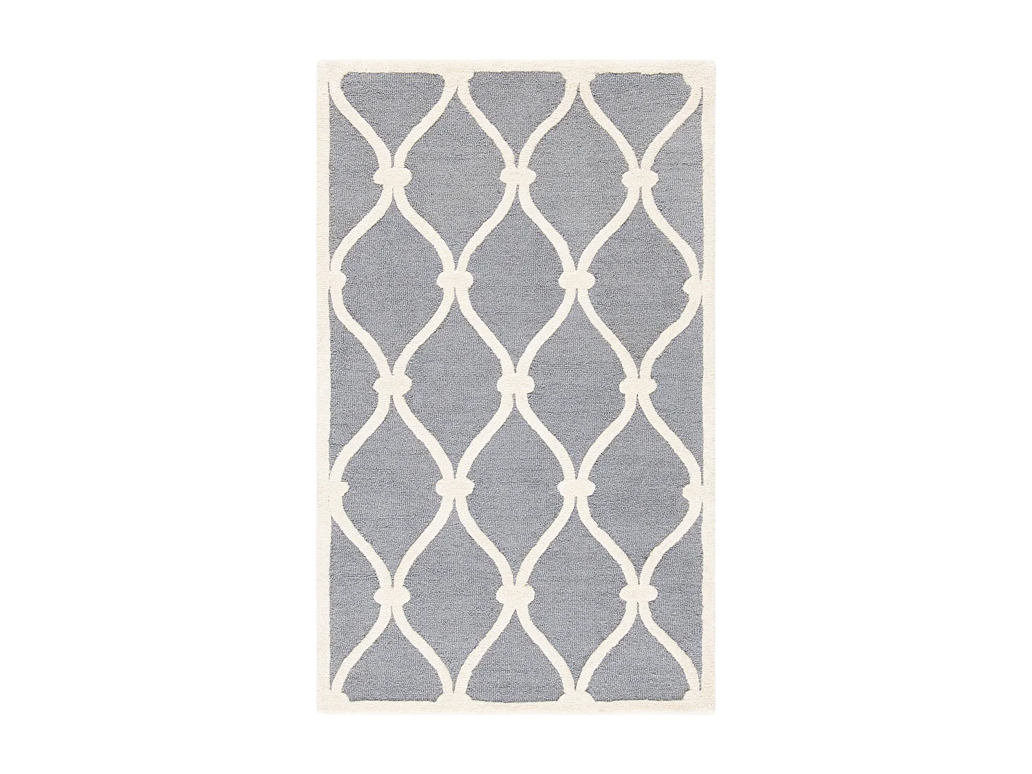 Tapis Gris/Neutre 91 X 152 cm - Hugo