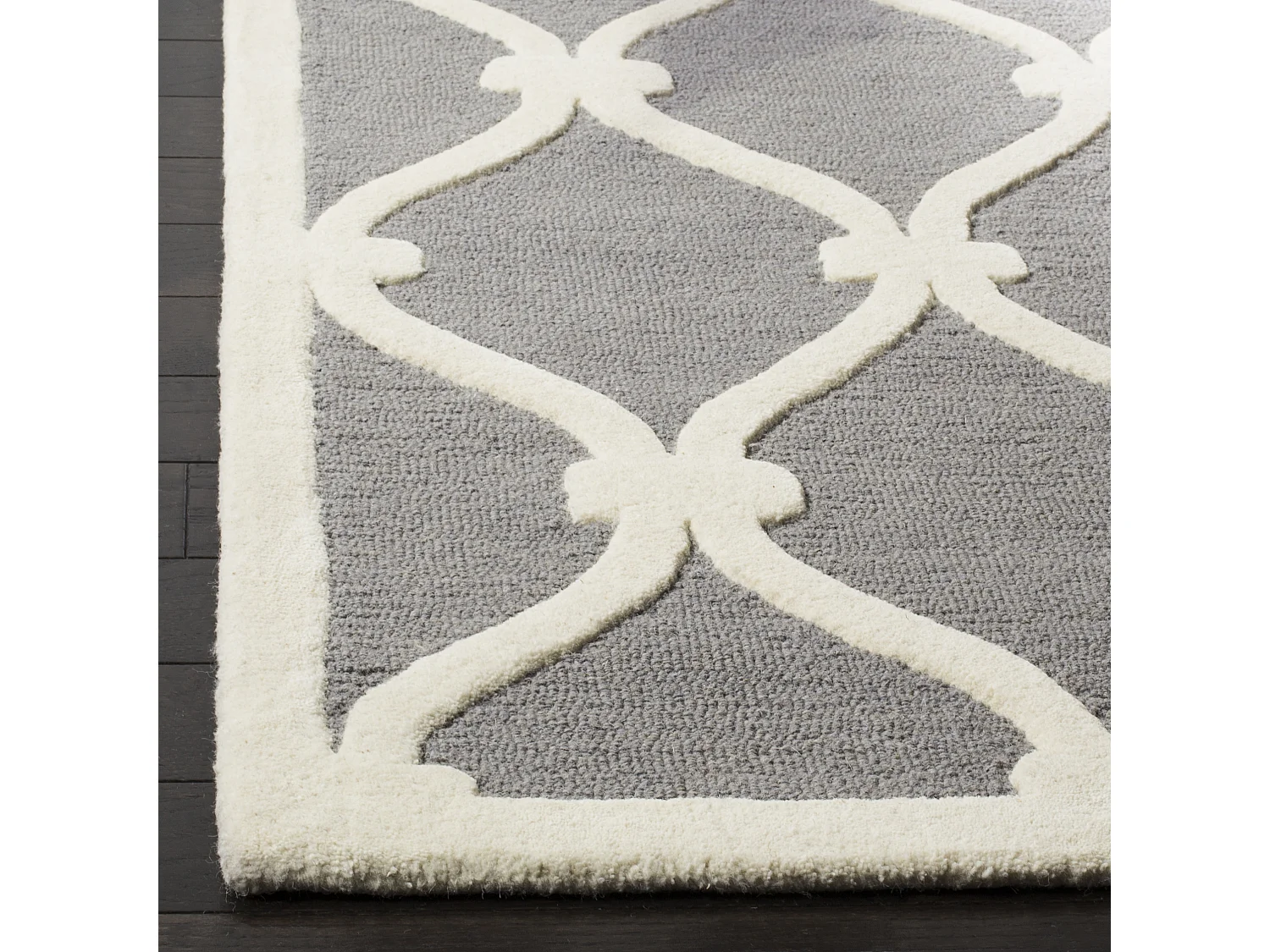 Tapis Gris/Neutre 91 X 152 cm - Hugo