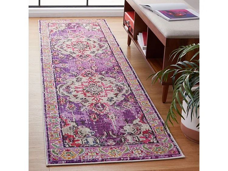 Tapis Violet/Rose 66 X 122 cm - Milà