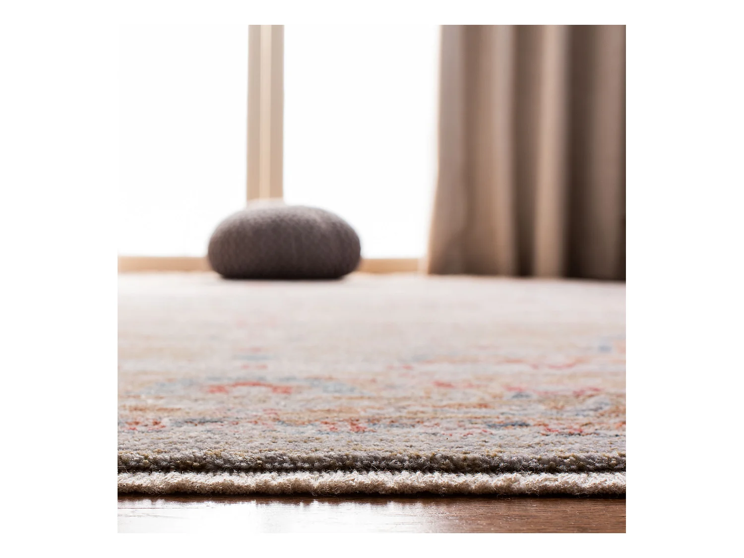 Tapis Gris/Bleu 122 X 183 cm - Emely