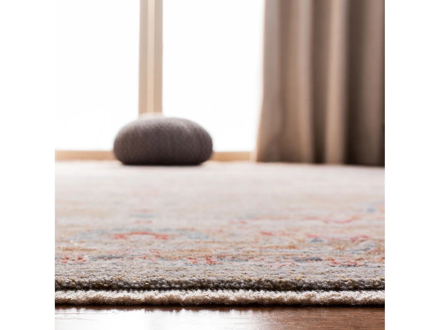 Tapis Gris/Bleu 122 X 183 cm - Emely