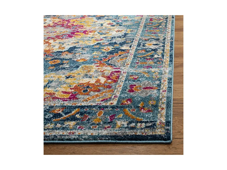 Tapis Sarcelle/Fuschia 183 X 274 cm - Shannon