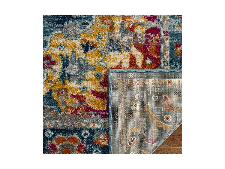 Tapis Sarcelle/Fuschia 183 X 274 cm - Shannon