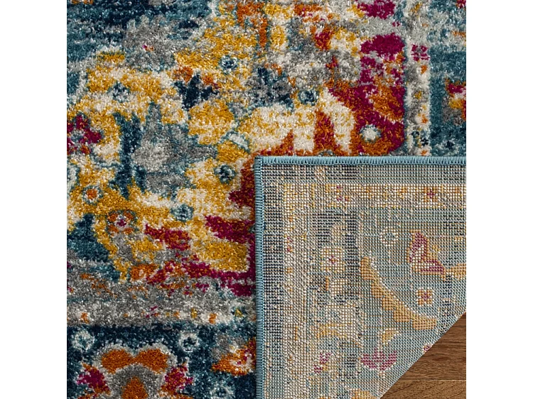 Tapis Sarcelle/Fuschia 183 X 274 cm - Shannon