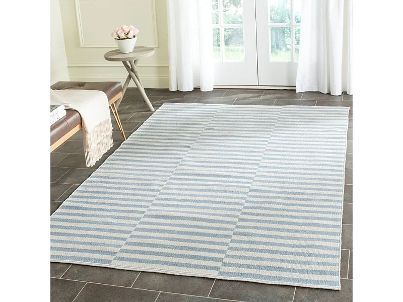 Tapis Neutre/Bleu 152 X 213 cm - Arian
