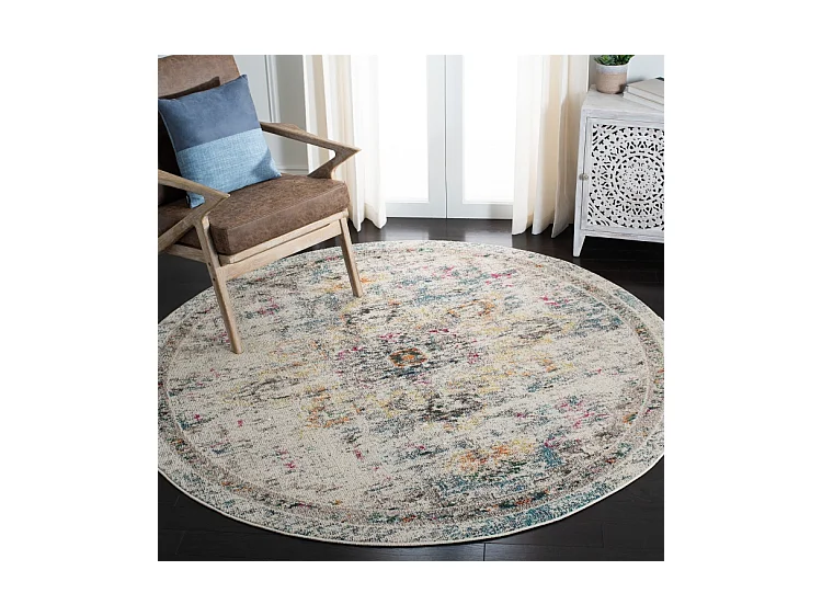 Tapis Gris/Or 152 X 152 cm - Malaya