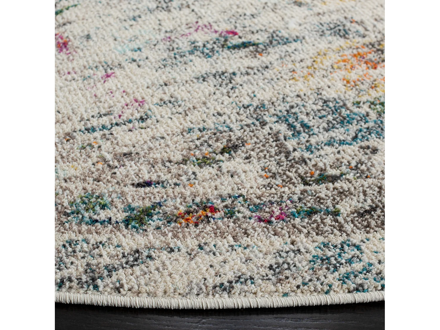 Tapis Gris/Or 152 X 152 cm - Malaya