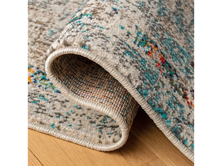 Tapis Gris/Or 152 X 152 cm - Malaya
