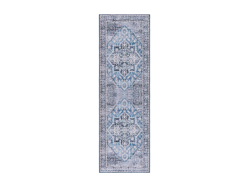 Tapis Bleu/Gris 76 X 244 cm - Brisa