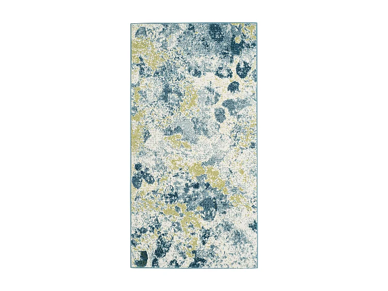 Tapis Neutre/Bleu 79 X 152 cm - Lexi